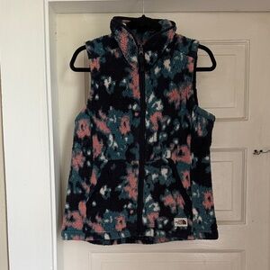 The North Face Fleece Vest - Navy and Pink